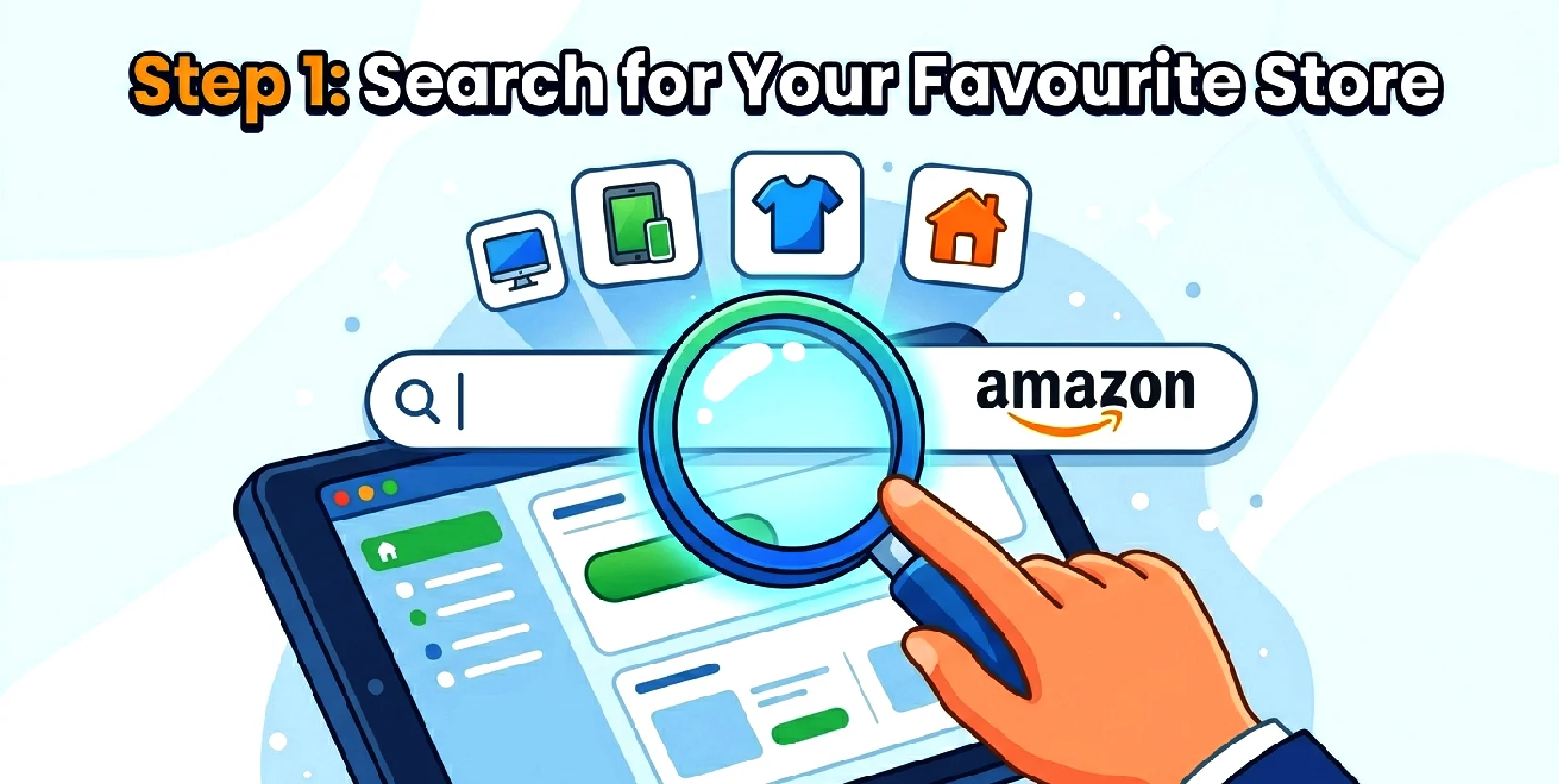 search for your favourite store - coupondopa